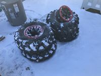    (4) 20x10.00R12 ATV Tires W/ Rims