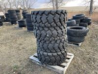 (4) 12-16.5 Foam Tires w/ Rims