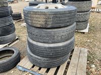 (4) Miscellaneous 255/70R22.5 Tires