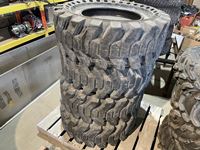    (4) Solideal 36 X 14-20 Skid Steer Tires