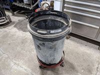    Barrel Dolly & Garbage Can