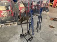    (2) Pipe Stands & Bottle Dolly
