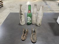    (4) Glass Bottles & Shoe Models