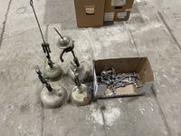    (4) Antique Lamps & Set of Taps