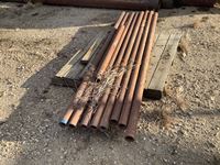 (8) Thick Wall Pipes Approximately 8 Ft Long