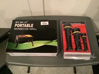    Portable Grill & 3 Flashlights