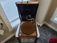  C.F Braun & Co  Antique Record Player