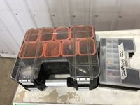    (3) Assortment Trays with Assorted Bits, Screws & Electrical Connectors