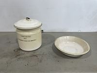    Antique Pot and Wash Pan