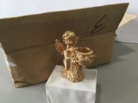    (1) Box of Cherub Angel Candle Holders