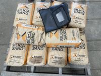    (14) Bags of Silica Sand and Sandblasting Helmets