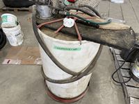    Poly Barrel on Rolling Cart with Hand Pump