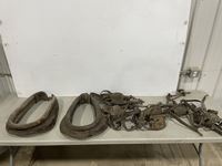    (2) Horse Collars & Qty of Leather Horse Halters