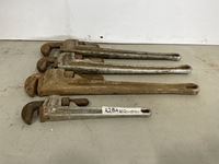    (4) Aluminum Pipe Wrenches