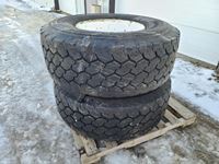    (2) 445/65R22.5 Steering Tires