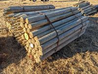 (75±) 4 Inch Pressure Treated Fence Posts