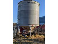 Westeel Rosco  14 Ft 5 Ring Hopper Bottom Grain Bin