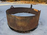Metal 72 Inch Round Stock Watering Trough