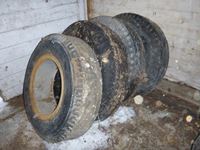 (4) Goodyear 10.00-20 Tires on Split Rims