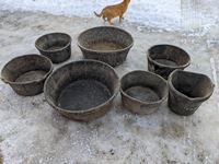    (7) Various Size Feed Tubs