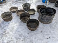    (8) Various Size Feed Tubs