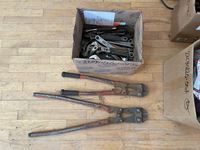 (2) Bolt Cutters w/ Miscellaneous Wrenches