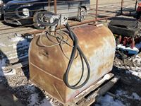 Steel Fuel Tank w/ Pump and Nozzle
