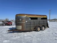 1986 WY LEE  16 Ft T/A Stock Trailer