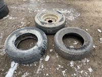 (3) Miscellaneous Tires w/ (1) Rim