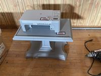 Unitrex 8PPS Adding Machine w/ HP Printer and Table