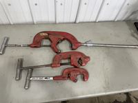    (3) Assorted Size Pipe Cutters