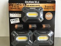    Set of 3 Duracell LED Work Lights
