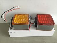   Set of Red and Orange Truck Signal Lights