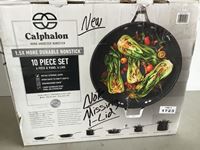    9 Piece Calphalon Nonstick Pot and Pan Set