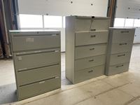    (3) Metal Filing Cabinets