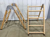    (2) Laurentian Folding A-Frame Ladders