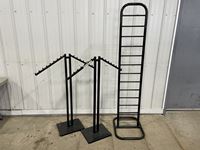    (3) Hanger Stands & Ladder Style Stand