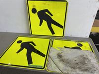    (3) Pedestrian Signs