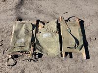    (3) Antique Pioneer Trapper Backpacks