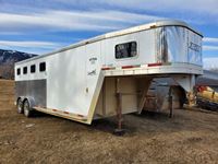 2003 Exiss TX400 7 Ft X 22 Ft 4 Stall Horse Trailer