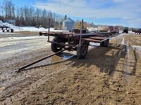    30 Ft T/A Steel Deck Wagon & Miscellaneous Pipe