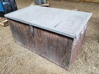    Big Wooden Toolbox Chest