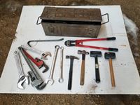    Mini Steel Tool Box with Assorted Shop Tools