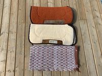    (2) Saddle Pads & (1) Saddle Blanket