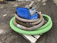   (4) 3 Inch Suction Hoses & Fittings