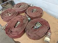    (5) 50 Ft 2 Inch Lay Flat Discharge Hose with Cam Locks