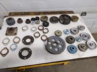    Assorted Pulleys, Idlers & Bearing Flanges