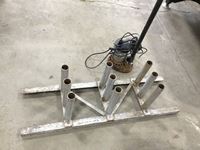    Pipe Stand and Sump Pump