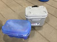    Coleman Cooler and Tote of Toys