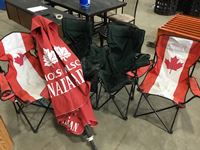    Qty of Camping Chairs and Umbrella